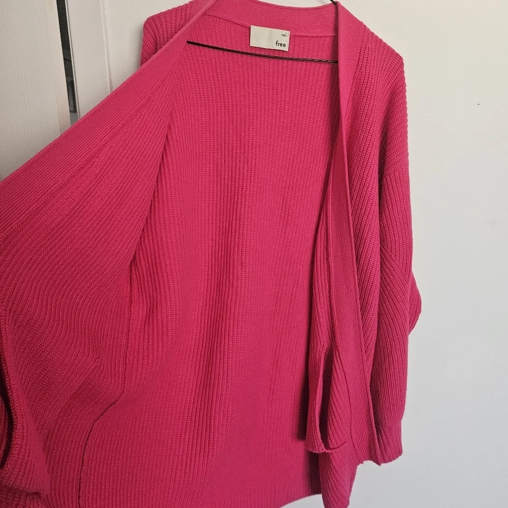 Wilfred Free Pink Merino Wool Unwind Cardigan Size S - Picture 4 of 10